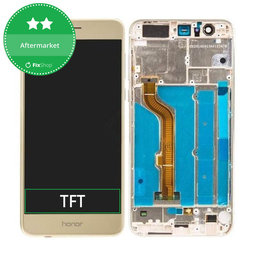 Huawei Honor 8 - LCD zaslon + zaslon osjetljiv na dodir + okvir (Gold) TFT