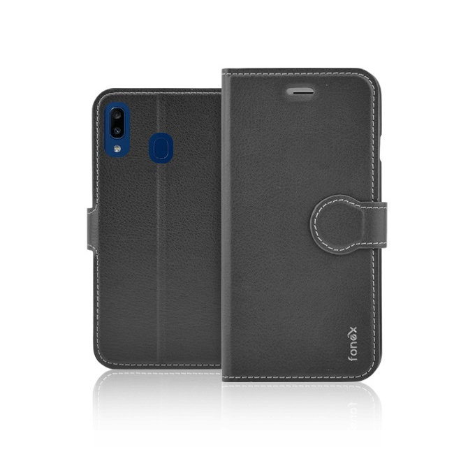 Fonex - Ovitek Book Identity za Samsung Galaxy A20e, črn
