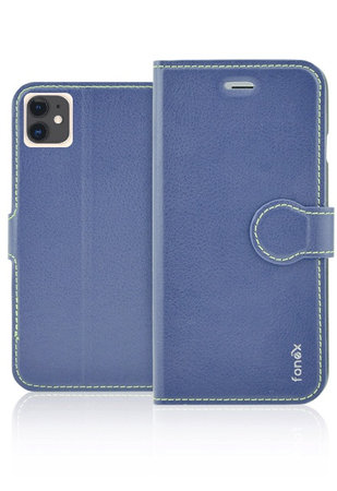 Fonex - Ovitek Book Identity za iPhone 11, moder