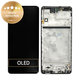 Samsung Galaxy M51 M515F - LCD zaslon + zaslon osjetljiv na dodir + okvir (Celestial Black) - GH82-23568A, GH82-24168A, GH82-24166A Originalni servisni paket