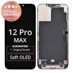 Apple iPhone 12 Pro Max - LCD zaslon + zaslon osjetljiv na dodir + okvir Original Refurbished