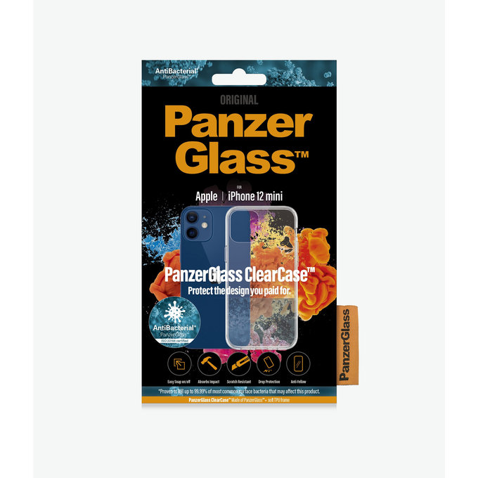 PanzerGlass - Ovitek ClearCase za iPhone 12 mini, prozoren