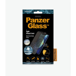PanzerGlass - Tempered Glass Privacy Case Friendly CamSlider AB za iPhone 12 mini, crna
