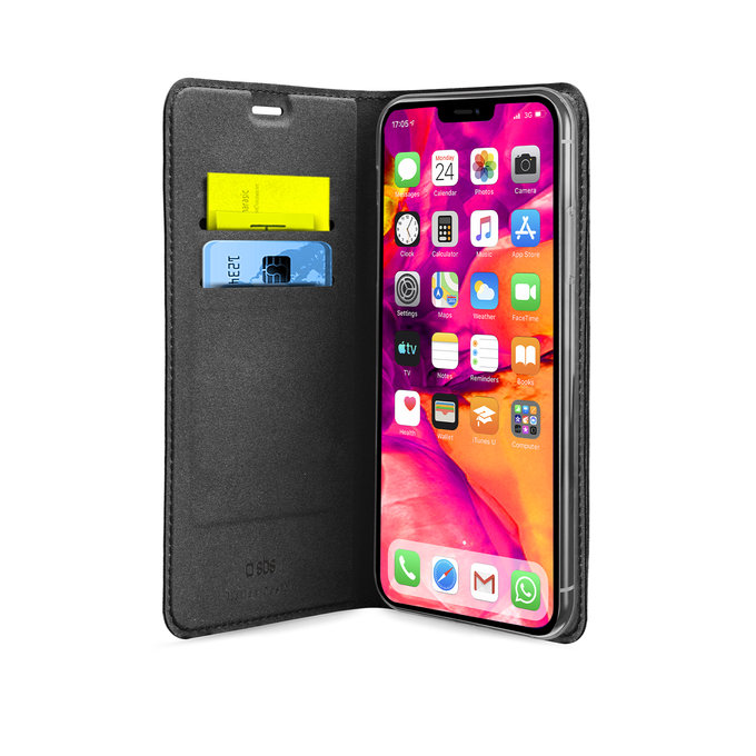 SBS - Maska Book Wallet Lite za iPhone 12 & 12 Pro, crna