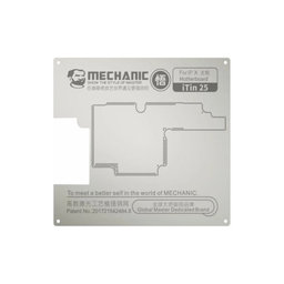 Mechanic iTin 25 - Čelična šablona matične ploče za iPhone X