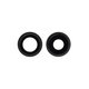 Apple iPhone 12, 12 Mini - Leća stražnje kamere s okvirom (crna) - 2 kom