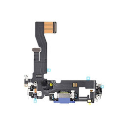 Apple iPhone 12, 12 Pro - Konektor za punjenje + fleksibilni kabel (plavi)