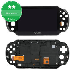 Sony Playstation Vita 2000 - LCD zaslon + zaslon osjetljiv na dodir + okvir (crni)