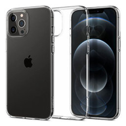 Spigen - Maska Liquid Crystal za iPhone 12 i 12 Pro, Crystal Clear