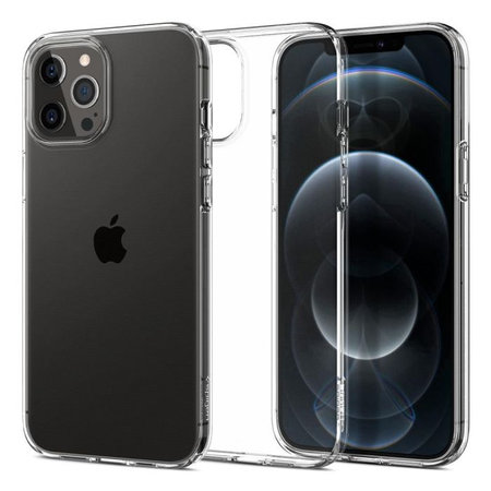 Spigen - Maska Liquid Crystal za iPhone 12 i 12 Pro, Crystal Clear
