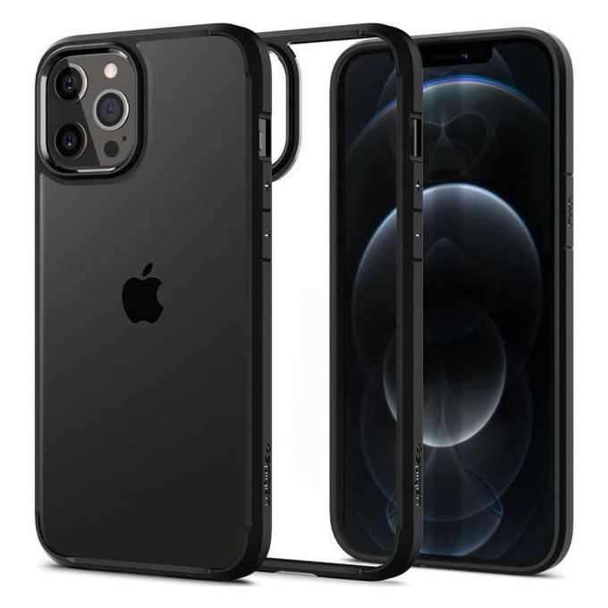 Spigen - Maska Ultra Hybrid za iPhone 12 & 12 Pro, crna