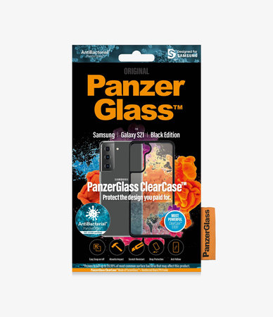PanzerGlass - Maska ClearCase AB za Samsung Galaxy S21, crna