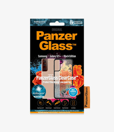 PanzerGlass - Maska ClearCase AB za Samsung Galaxy S21+, crna