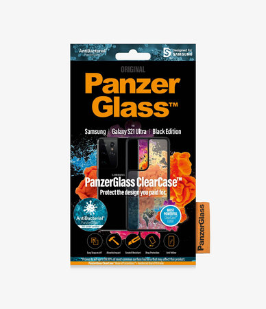PanzerGlass - Maska ClearCase AB za Samsung Galaxy S21 Ultra, crna
