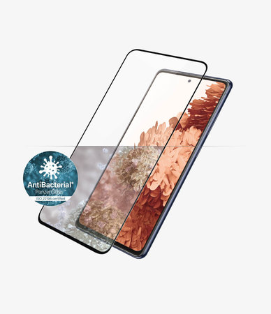 PanzerGlass - Tempered Glass Case Friendly AB za Samsung Galaxy S21+, kompenzacija otisaka prstiju, crna