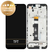 Motorola Moto G30 XT2129 - LCD zaslon + zaslon osjetljiv na dodir + okvir (Phantom Black) - 5D68C18187 Originalni servisni paket