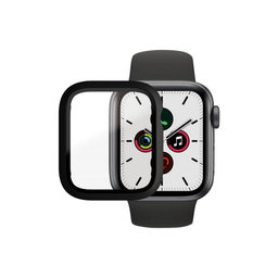 PanzerGlass - Tempered Glass Full Body AB za Apple Watch 4, 5, 6, SE (1. gen) & SE (2. gen) 40 mm, crno