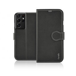 Fonex - Ovitek Book Identity za Samsung Galaxy S21 Ultra, črna