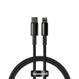 Baseus - Lightning / USB-C kabel (1m), crni