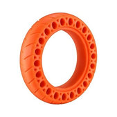 Xiaomi Mi Electric Scooter 1S, 2 M365, Essential, Pro, Pro 2 - Izdržljiva puna guma bez zračnica s rupama (Tip 1) (Orange)