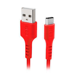 SBS - USB-C / USB kabel (1,5 m), crveni