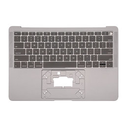 Apple MacBook Air 13" A1932 (2018 - 2019) - Gornji okvir tipkovnice + tipkovnica US (Space Gray)