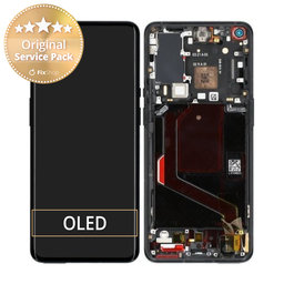 OnePlus 9 Pro - LCD zaslon + zaslon osjetljiv na dodir + okvir (zvjezdano crna) - 1001100044 Originalni servisni paket