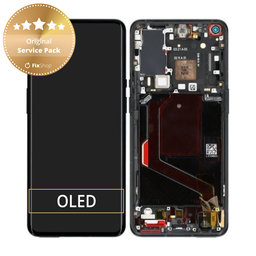 OnePlus 9 Pro - LCD zaslon + zaslon osjetljiv na dodir + okvir (zvjezdano crna) - 1001100044 Originalni servisni paket