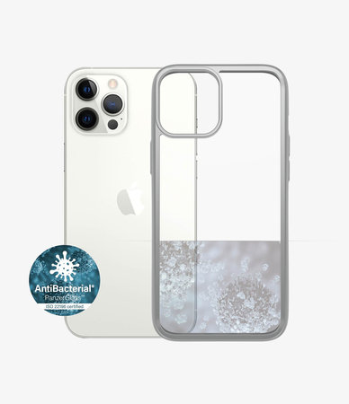 PanzerGlass - Ovitek ClearCase AB za iPhone 12 Pro Max, srebrn