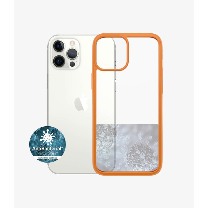 PanzerGlass - Ovitek ClearCase AB za iPhone 12 Pro Max, oranžen