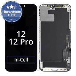 Apple iPhone 12, 12 Pro - LCD zaslon + zaslon osjetljiv na dodir + okvir In-Cell FixPremium