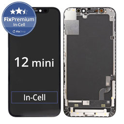Apple iPhone 12 Mini - LCD zaslon + zaslon osjetljiv na dodir + okvir In-Cell FixPremium