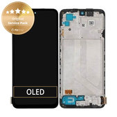 Xiaomi Redmi Note 10S - LCD zaslon + zaslon osjetljiv na dodir + okvir (Onyx Gray) - 5600020K7B00, 560002K7BN00 Originalni servisni paket