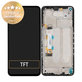 Xiaomi Redmi Note 9T 5G - LCD zaslon + zaslon osjetljiv na dodir + okvir (Nightfall Black) - 5600030J2200 Originalni servisni paket