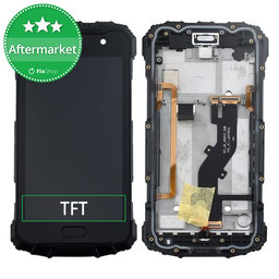 UleFone Armor 2 - LCD zaslon + steklo na dotik + okvir (Black) TFT