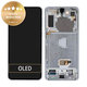 Samsung Galaxy S21 Plus G996B - LCD zaslon + zaslon osjetljiv na dodir + okvir (Phantom Silver) - GH82-24554C, GH82-24553C Genuine Service Pack