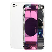 Apple iPhone SE (2. generacija 2020.) - Stražnje Maska s malim dijelovima (bijelo)