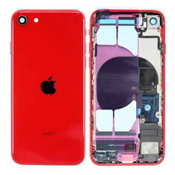 Apple iPhone SE (2. generacija 2020.) - Stražnje Maska s malim dijelovima (crveno)