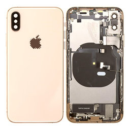 Apple iPhone XS - Stražnje Maska s malim dijelovima (zlato)