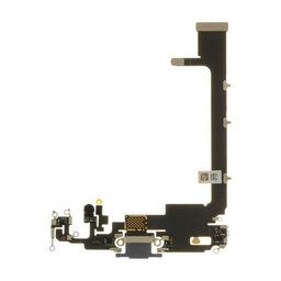 Apple iPhone 11 Pro Max - Konektor za punjenje (bez IC punjenja) + savitljivi kabel (Space Gray)