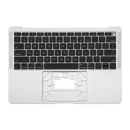 Apple MacBook Air 13" A1932 (2018 - 2019) - Gornji okvir tipkovnice + tipkovnica US (srebrna)