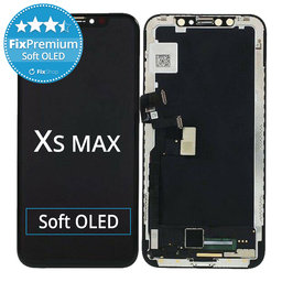 Apple iPhone XS Max - LCD zaslon + zaslon osjetljiv na dodir + okvir Soft OLED FixPremium