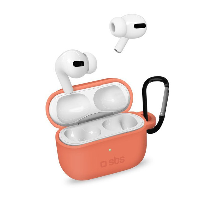 SBS - Silicon Case za Apple AirPods Pro, koraljna