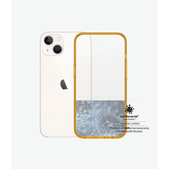 PanzerGlass - Ovitek ClearCaseColor AB za iPhone 13, mandarina