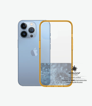 PanzerGlass - Ovitek ClearCaseColor AB za iPhone 13 Pro, tangerine