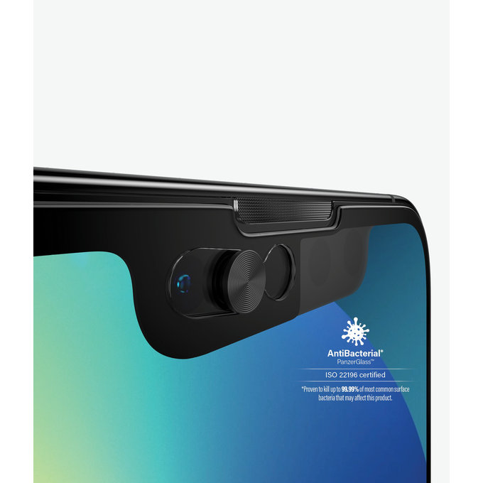 PanzerGlass -Tempered Glass Case Friendly CamSlider AB za iPhone 13, 13 Pro & 14, crno