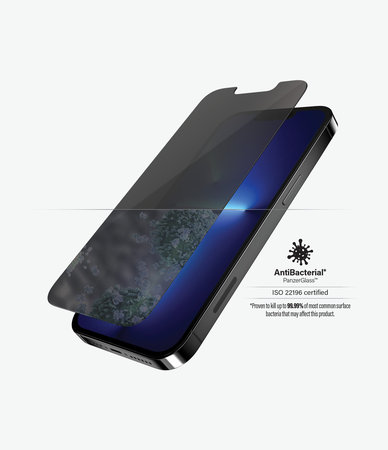 PanzerGlass - Tempered Glass Standard Fit Privacy AB za iPhone 13 Pro Max & 14 Plus, prozirno