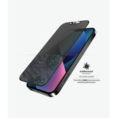 PanzerGlass - Kaljeno Staklo Case Friendly Privacy AB za iPhone 13, 13 Pro, 14 i 16e, crna