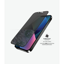 PanzerGlass - Kaljeno Steklo Case Friendly Privacy AB za iPhone 13, 13 Pro in 14, črn