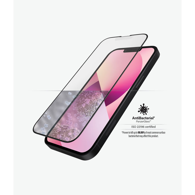 PanzerGlass - Tempered Glass Case Friendly Anti-Glare AB za iPhone 13 mini, črna